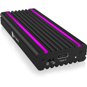 ICY BOX IB-1824ML-C31 USB Type-C Enclosure for M.2 NVMe SSD – RGB kép