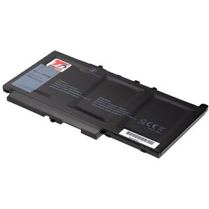 T6 Power Dell Latitude E7470 kompatibilis, Li-Poly, 11, 1 V, 3300 mAh (37 Wh), fekete kép