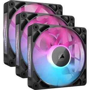 CORSAIR iCUE LINK RX120 RGB Starter Kit - Black Triple Pack kép