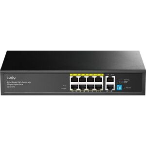 CUDY 8-Port Gigabit PoE+ Switch with 2 Gigabit Uplink Ports 120W kép