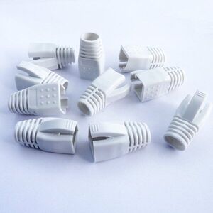 Datacom RJ45 törésgátló, CAT6A, CAT7, fehér, 10db kép