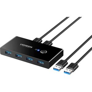 Ugreen USB 3.0 2 in 4 out Sharing KVM Switch Selector kép