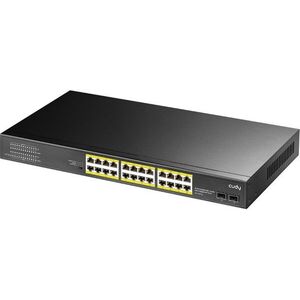 CUDY 24-Port Gigabit PoE+ Switch with 2 SFP ports 300W kép