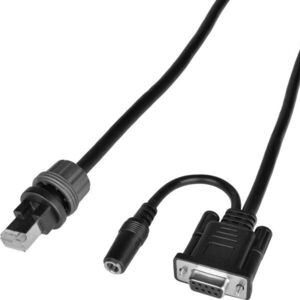 Virtuos RS-232 kábel a Virtuos HT-857 és HT-880DPM leolvasókhoz, fekete kép