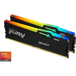 Kingston FURY 32GB KIT DDR5 5600MHz CL36 Beast Black RGB EXPO kép