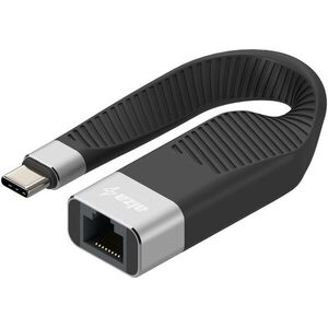 AlzaPower FlexCore USB-C 3.2 Gen 1 (M) to LAN (F), fekete kép