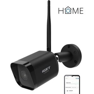 iGET HOME Camera CS6 Black - kültéri, FullHD, hang- és mozgásérzékelő, éjjellátás kép