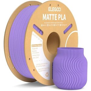 Elegoo PLA MATTE - 1, 75mm, 1kg, Cardboard Spool, Lavender Purple kép
