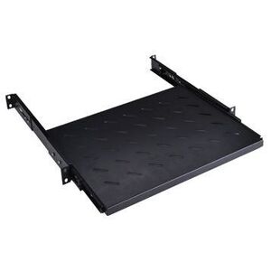 Datacom 19“ polc, kihúzható, perforált, 1U, 350mm kép