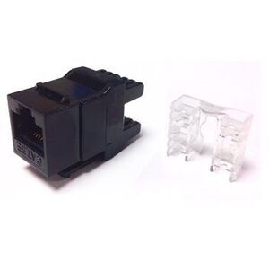 Datacom RJ45 UTP CAT5E, DUAL, SLIM, fekete kép
