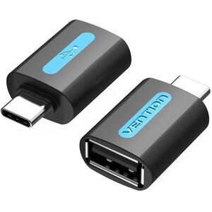 Vention USB-C to USB 2.0 Female OTG Adapter Black PVC Type kép