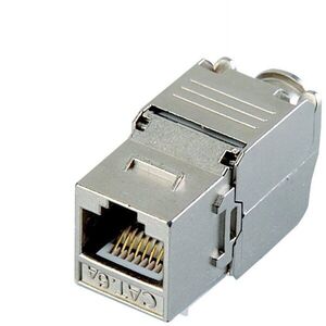 Datacom Keystone RJ45 STP CAT6A önmetsző csatlakozó, ezüst kép