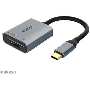 AKASA SD a microSD USB C kártya olvasó / AK-CR-10BK kép