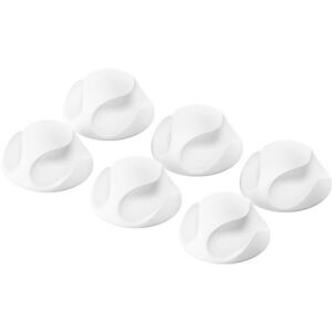 AlzaPower Cable Clips 6 pcs fehér kép