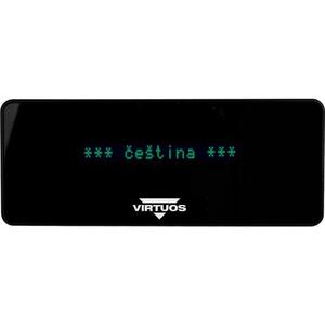 Virtuos VFD ügyfélkijelző, 20x2 BPOS BP-1588-hoz, fekete kép