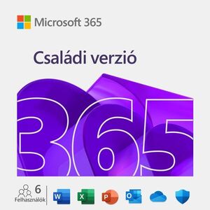 Microsoft 365 Családi verzió (elektronikus licenc) kép