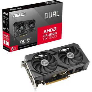 ASUS DUAL Radeon RX 7600 8G OC EVO kép