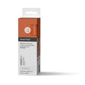 Cricut Smart Vinyl Permanent Joy 14×122 cm, 1 sheet (Mat Orange) kép