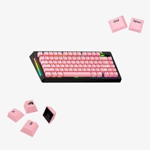 Glorious Gaming GPBT Keycaps Potion Pink - US Layout kép