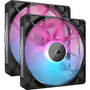 CORSAIR iCUE LINK RX140 RGB Starter Kit - Black Dual Pack kép
