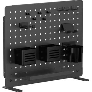 AlzaErgo Pegboard SL20 Desk - fekete kép