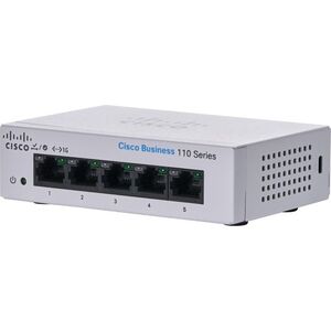 CISCO CBS110 Unmanaged 5-port GE, Desktop, Ext PS kép