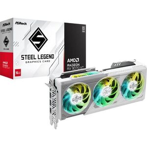 ASROCK Radeon RX 9070 XT Steel Legend 16G kép