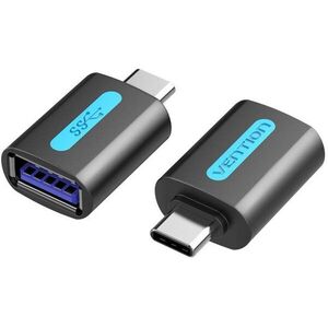 Vention USB-C to USB 3.0 Female OTG Adapter Black PVC Type kép