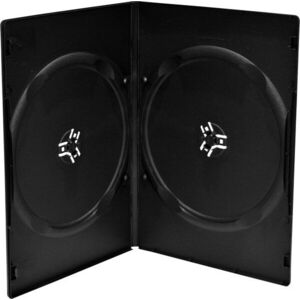 MediaRange box: 2 DVD 7 mm, 100 db, fekete kép
