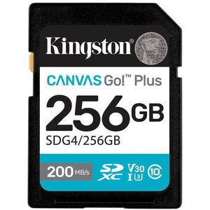 Kingston SDXC Canvas Go Plus Gen4 256GB kép