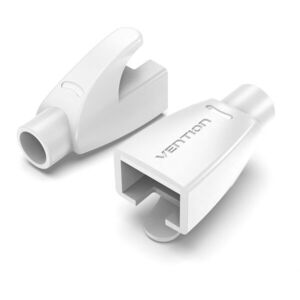 Vention RJ45 Strain Relief Boots Milky Gray PVC Type 100 Pack kép