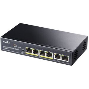 CUDY 6-Port 10/100M PoE+ Switch 60W kép