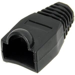 Datacom RJ45 törésgátló, OEM, műanyag, fekete, 10-pack kép