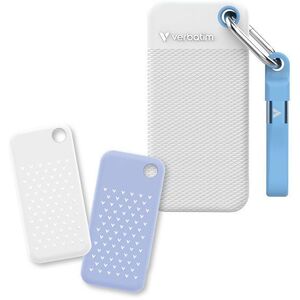 Verbatim Pocket SSD 2TB, fehér/kék + 2× gumitok kép