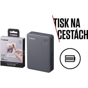 Canon SELPHY Square QX20 KIT, szürke + 20 db papír kép
