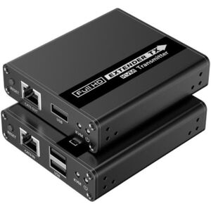 PremiumCord HDMI KVM Extender 4K/FULL HD 1080p 70 m-re USB átvitellel kép