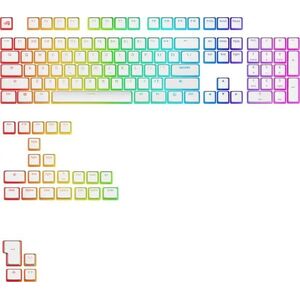 Glorious Aura V3 Keycaps White - Retail - US kép