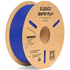 Elegoo RAPID PLA+ - 1, 75mm, 1kg, Cardboard Spool, Blue kép