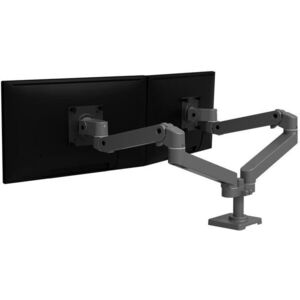 ERGOTRON LX Pro Dual Side-by-Side Arm, asztali kétkaros tartó 2 monitorhoz, szürke kép