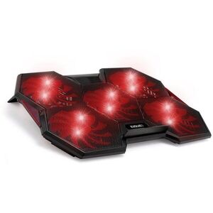 EVOLVEO Ania 14, laptop hűtő, piros háttérvilágítás kép