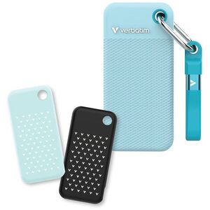 Verbatim Pocket SSD 2TB, kék + 2× gumitok kép
