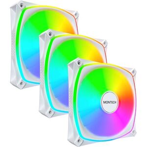 Montech RX120 PRO Reverse 3in1 pack, White kép