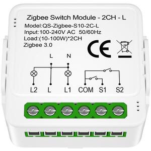 IMMAX NEO Smart vezérlő (L) V8, 2 gombos, Zigbee 3.0 kép