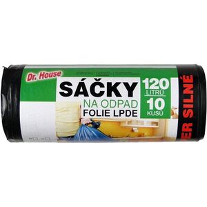 BRATEK ellenálló szemetes zsák 120 l, 10 db kép