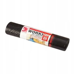 BRATEK ellenálló szemetes zsák 120 l, 25 db kép