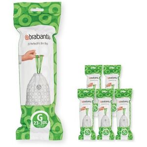 Brabantia PerfectFit zsák - 23-30 L (G) – 120 db, 6x20 kép