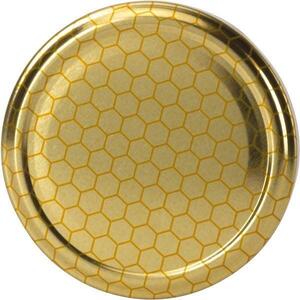 Gastro csavaros kupak, 10 darabos készlet, méhsejtes, 82 mm kép