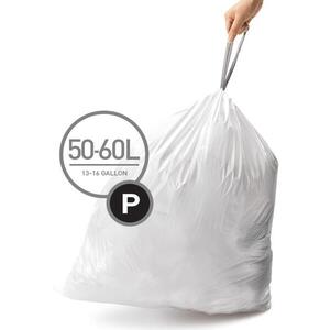 Simplehuman visszahúzható zsákok, 50-60 l, P típus, 20 darab kép