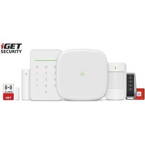 iGET SECURITY M5-4G Premium - intelligens biztonsági rendszer 4G LTE/WiFi/LAN, szett kép