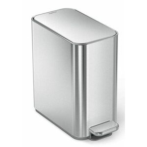 Simplehuman Keskeny pedálos szemetes, 5 l, csiszolt rozsdamentes acél kép